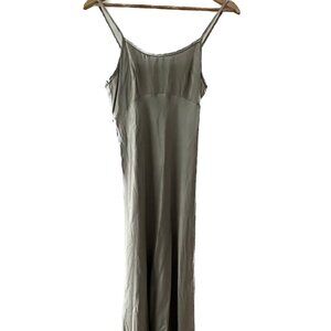 Vintage 1990s Silver Spaghetti Strap Dress